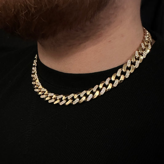 Colier Cuban Improved Gold