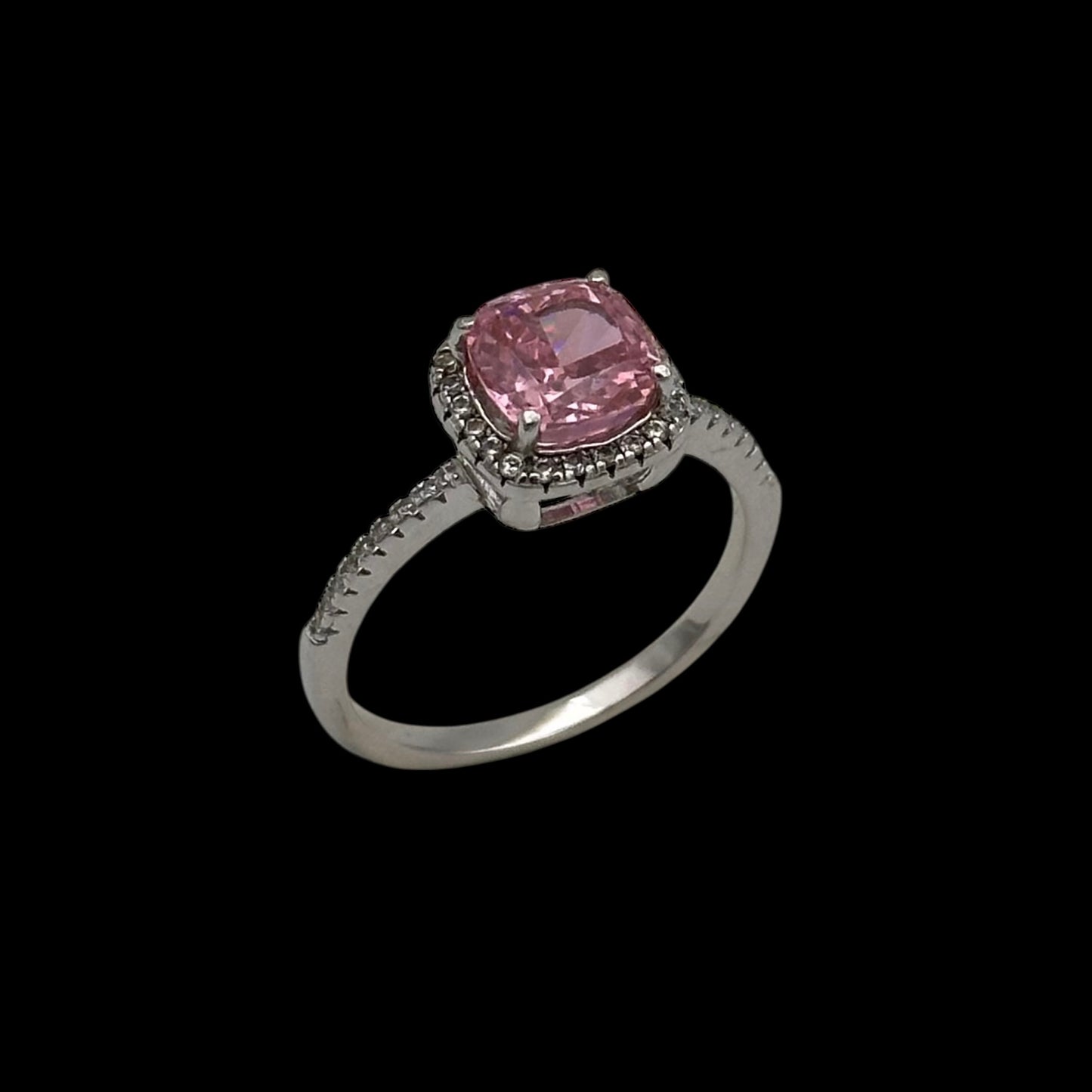 Inel Diamond Pink Argint