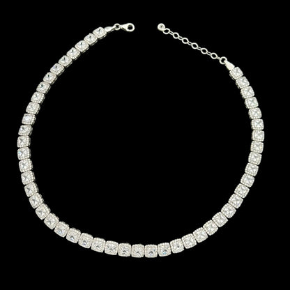 Colier Tennis Diamond Argint