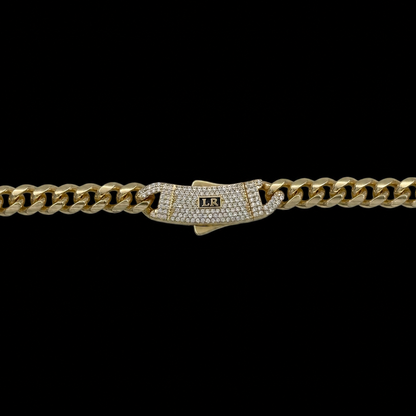 Colier Cuban Ladryn Placat cu Aur 18K