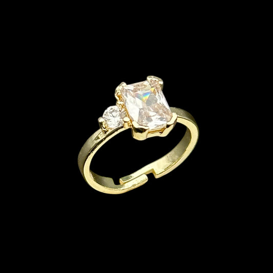 Inel reglabil The Bond Placat cu Aur 18K