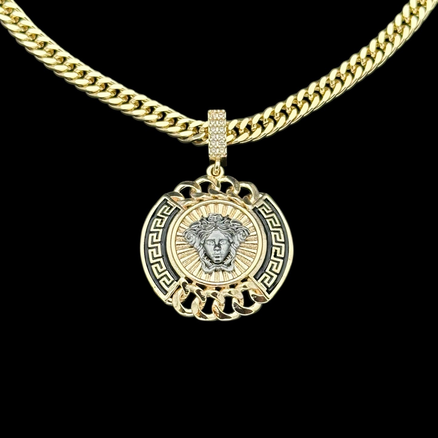 Colier Medusa Placat cu Aur 18K