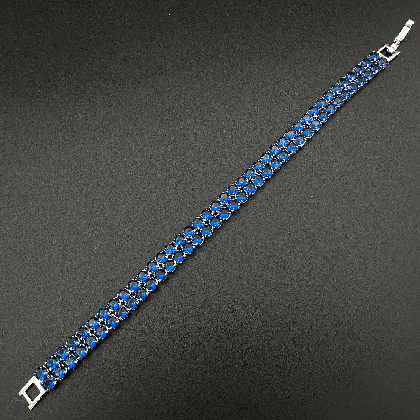 Brățară Tennis Double Blue