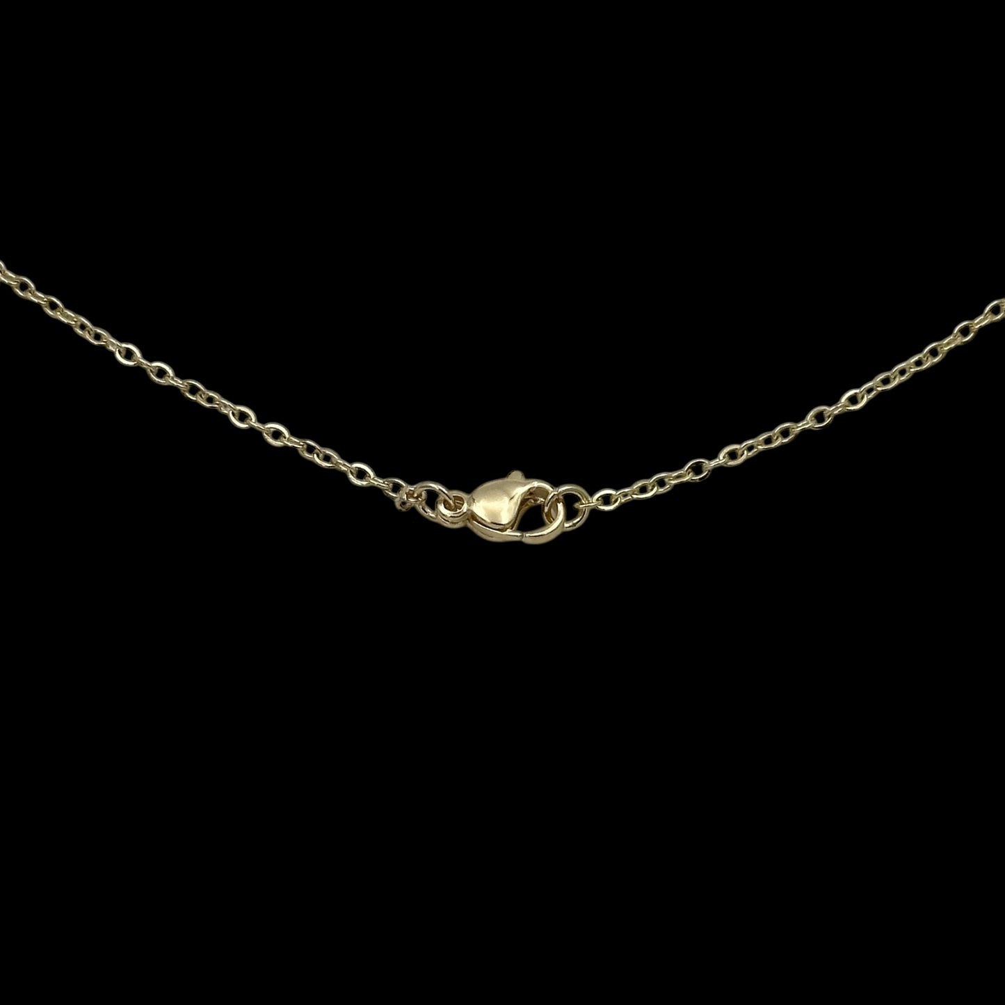 Lănțișor cu Inițială Placat cu Aur 18K