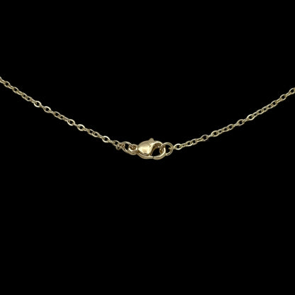 Lănțișor cu Inițială Placat cu Aur 18K