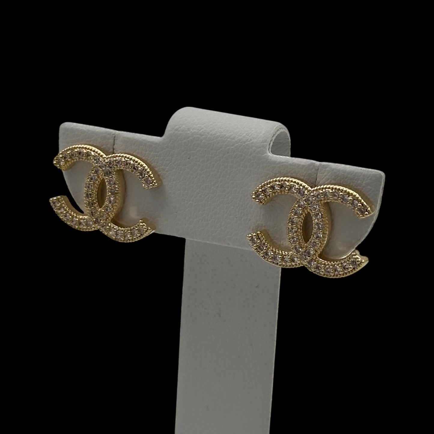 Cercei Mini C&C Placați cu Aur 18K