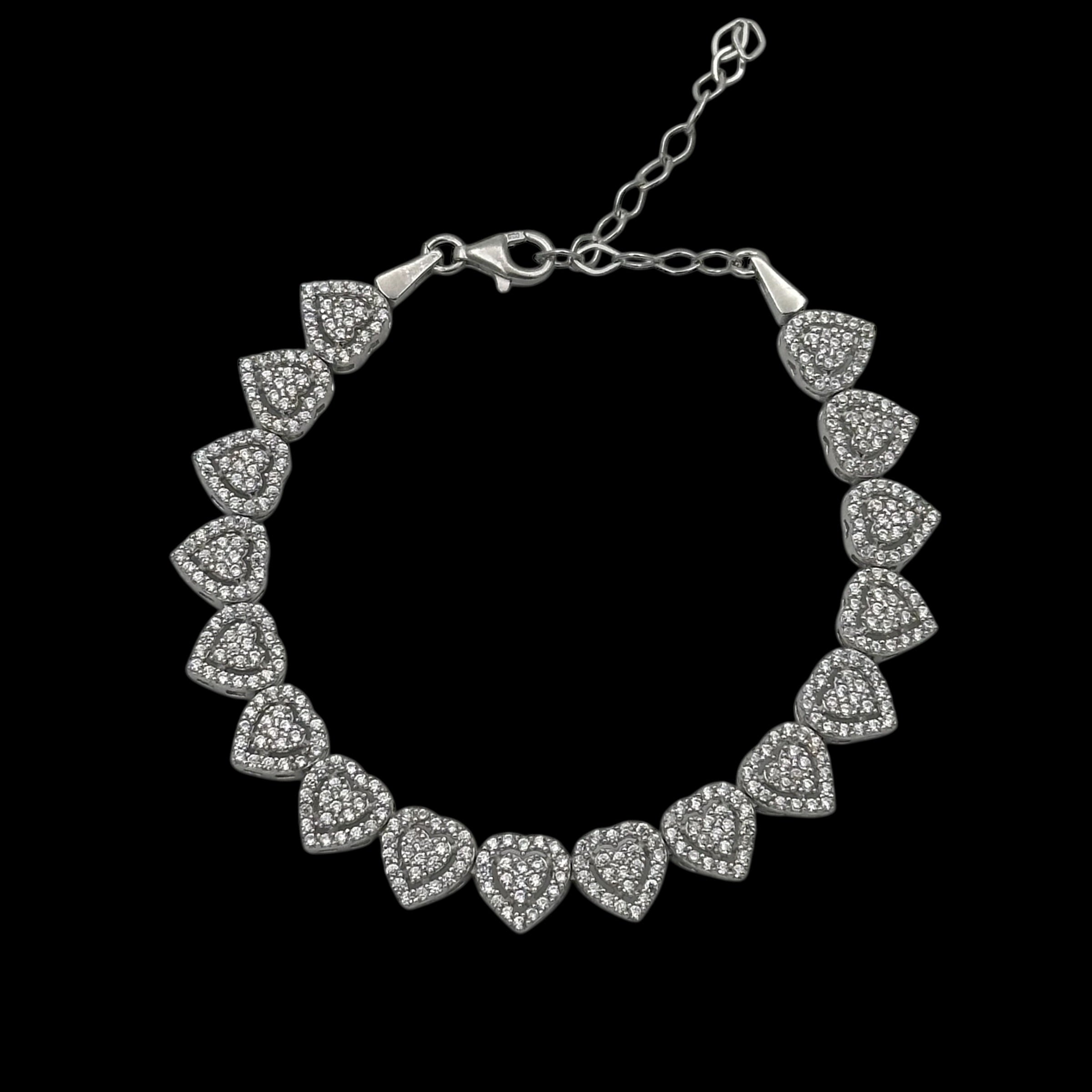 Bratara Tennis Affection Argint