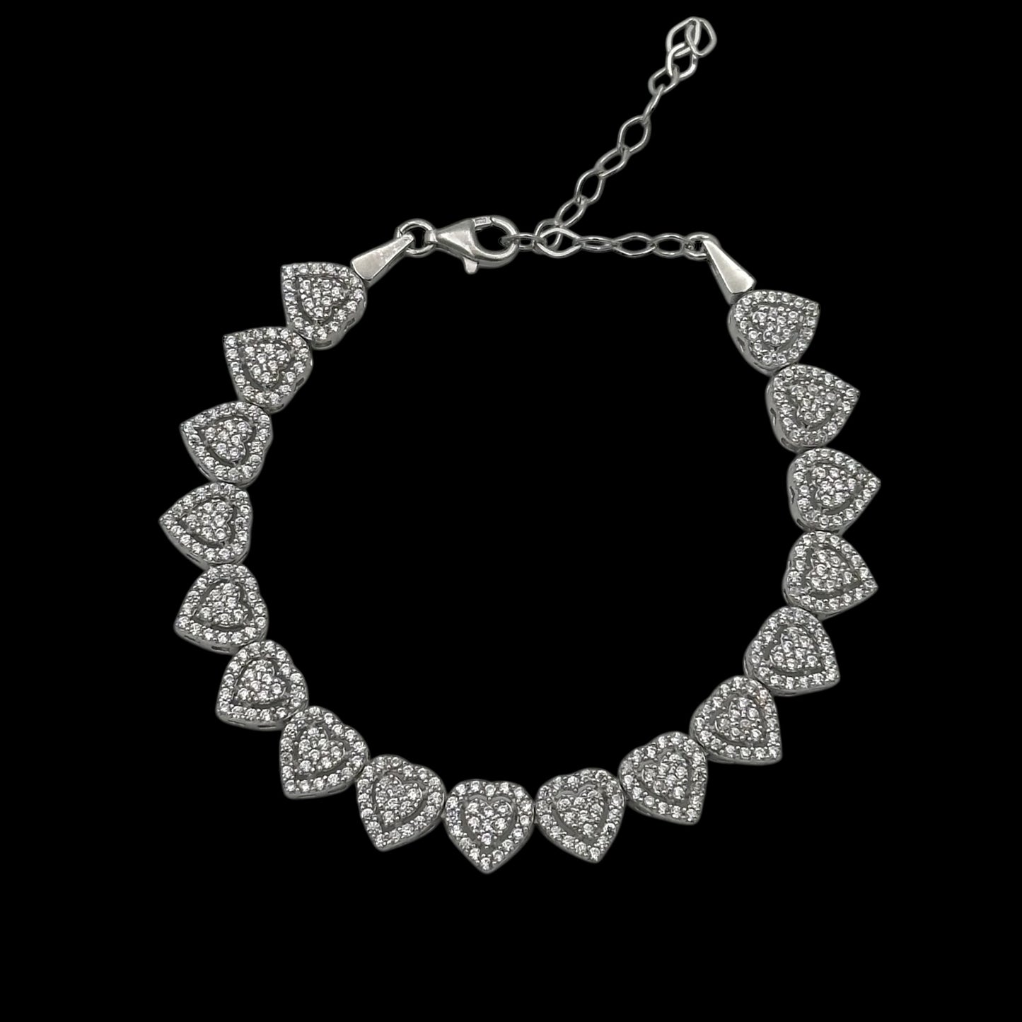 Bratara Tennis Affection Argint