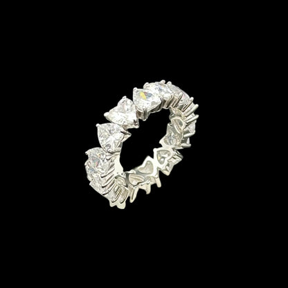 Inel Tennis Hearts Argint