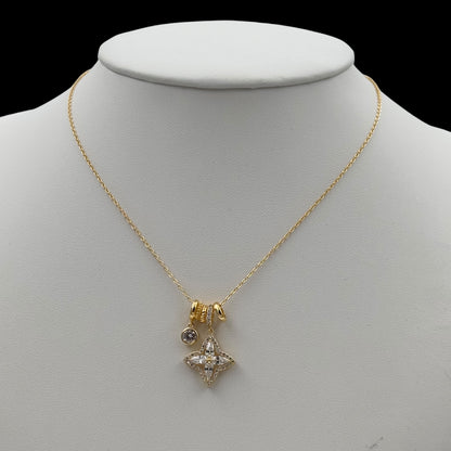 Lantisor Starlight Placat cu Aur 18K