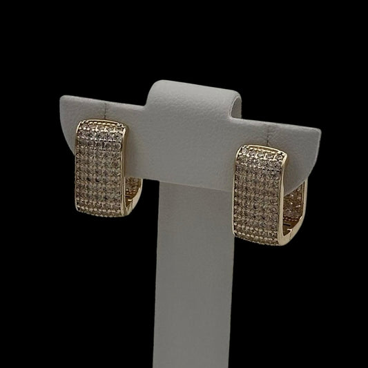 Cercei Luxury Placați cu Aur 18K