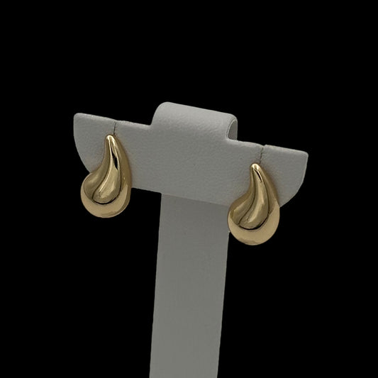 Cercei Mini Lacrima Placați cu Aur 18K