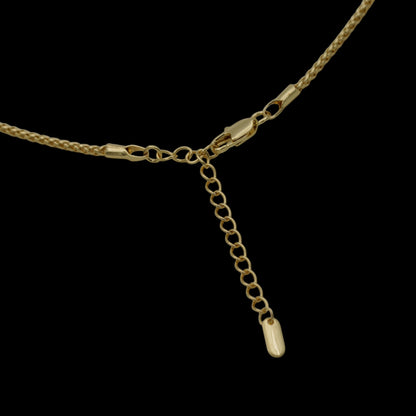 Colier cu pandantiv Panthera Placat cu Aur 18K