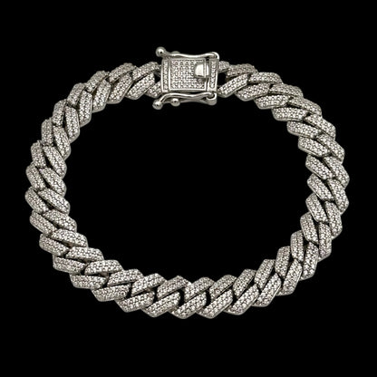 Bratara Cuban Ladryn Argint