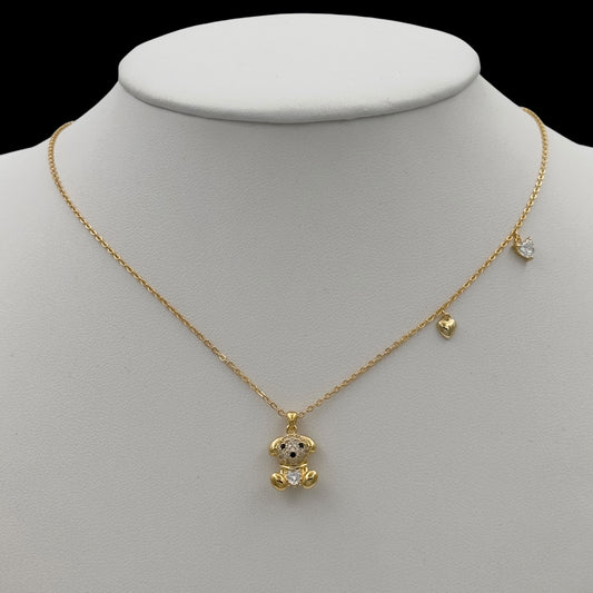 Lantisor Best Friend Placat cu Aur 18K