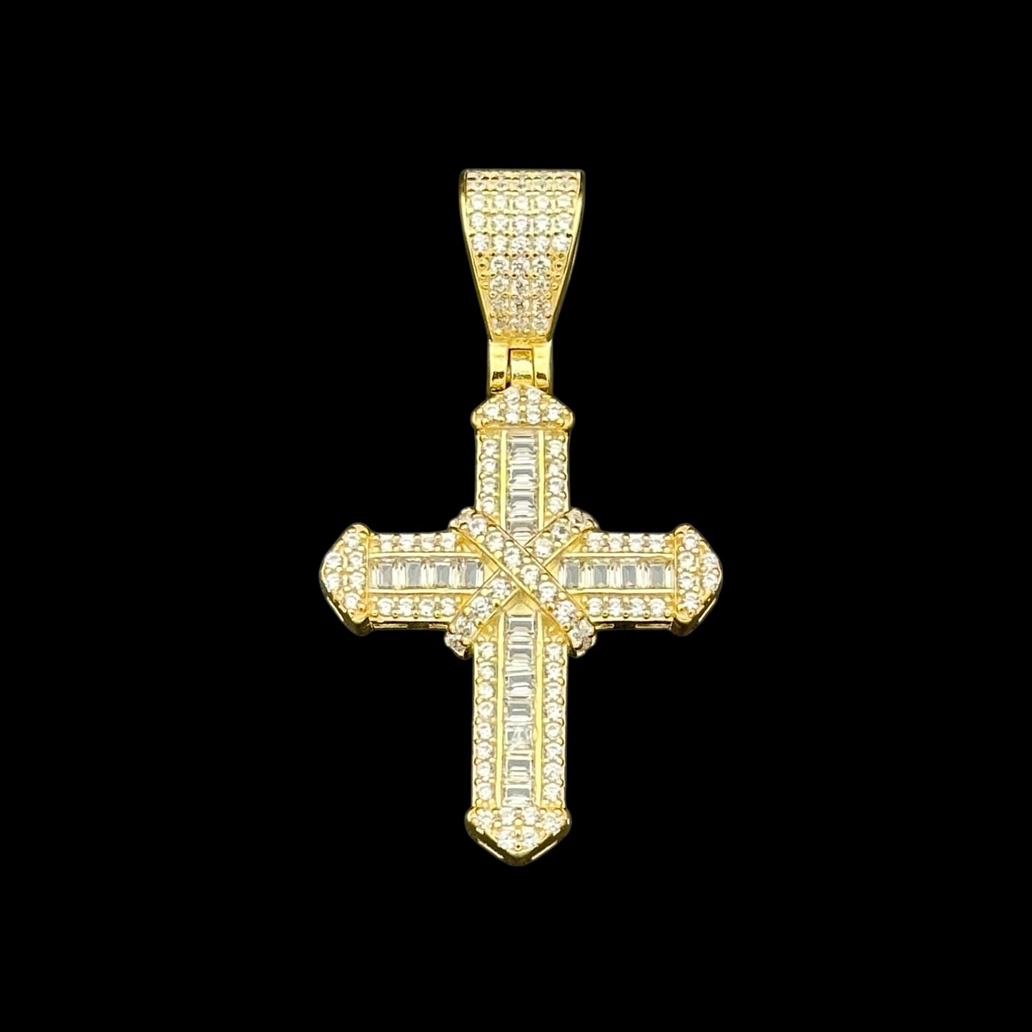 Pandantiv Sacred S Argint Placat cu Aur 14K