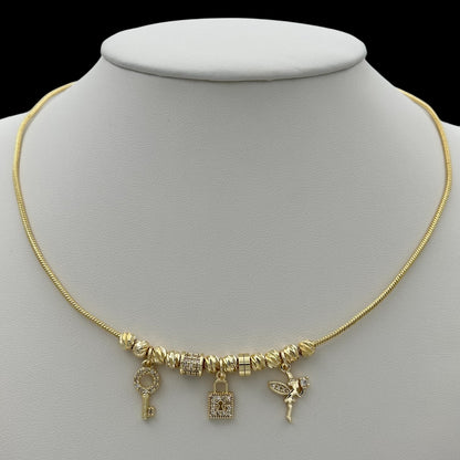 Colier Charmify Placat cu Aur 18K