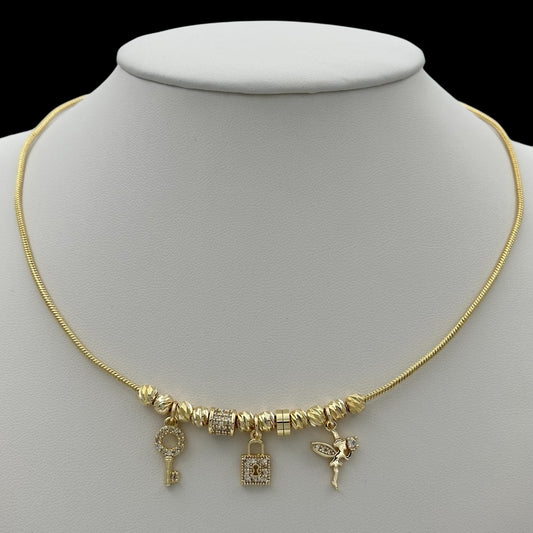 Colier Charmify Placat cu Aur 18K