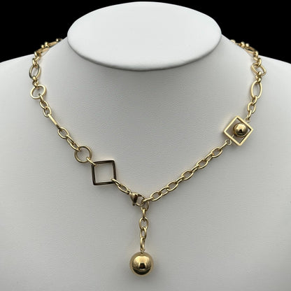 Colier Eclipse 2 Placat cu Aur 18K