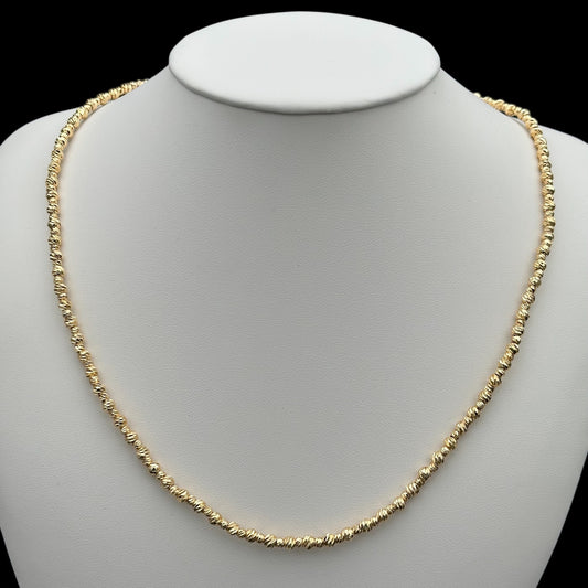 Colier Lynx Placat cu Aur 18K