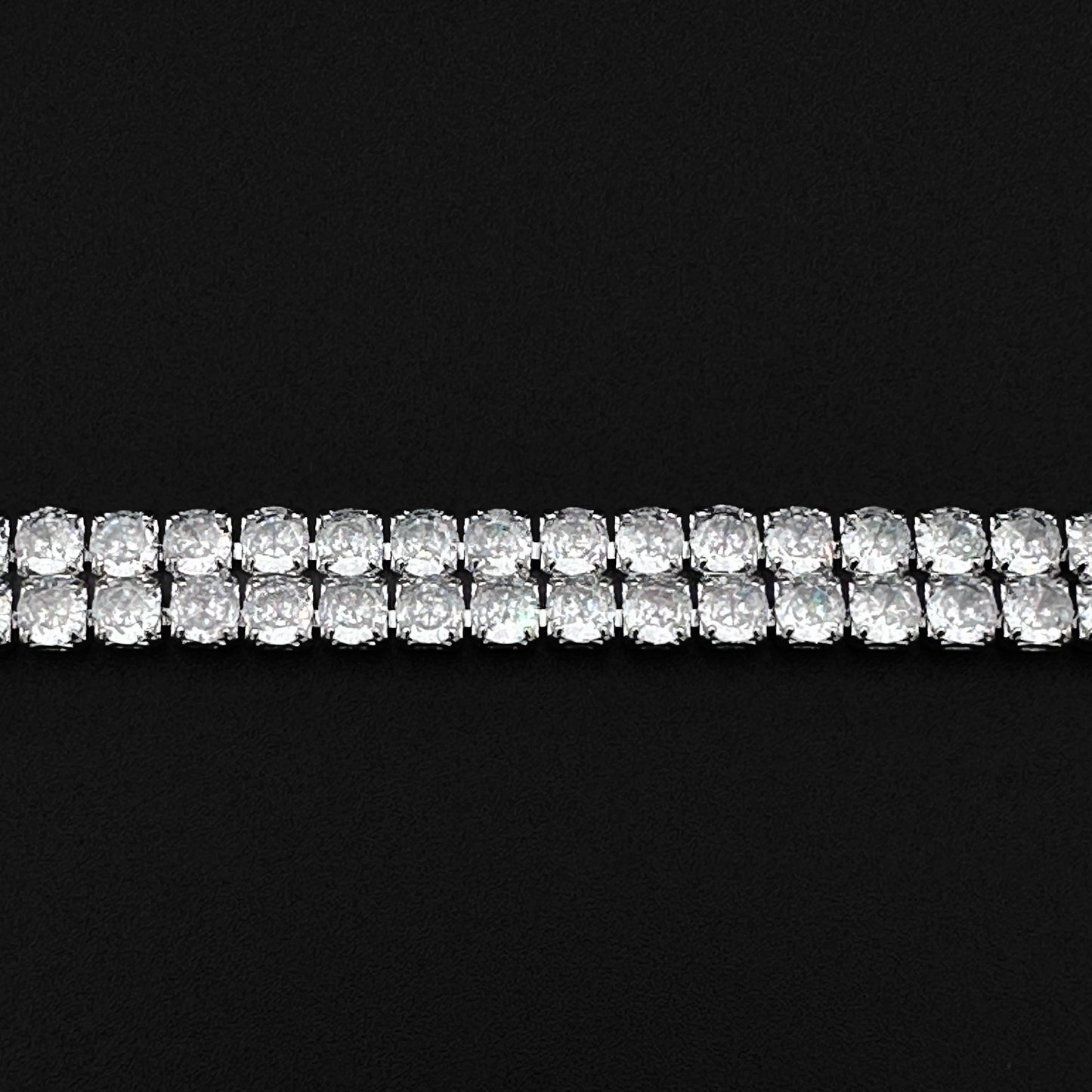 Brățară Tennis Double Silver