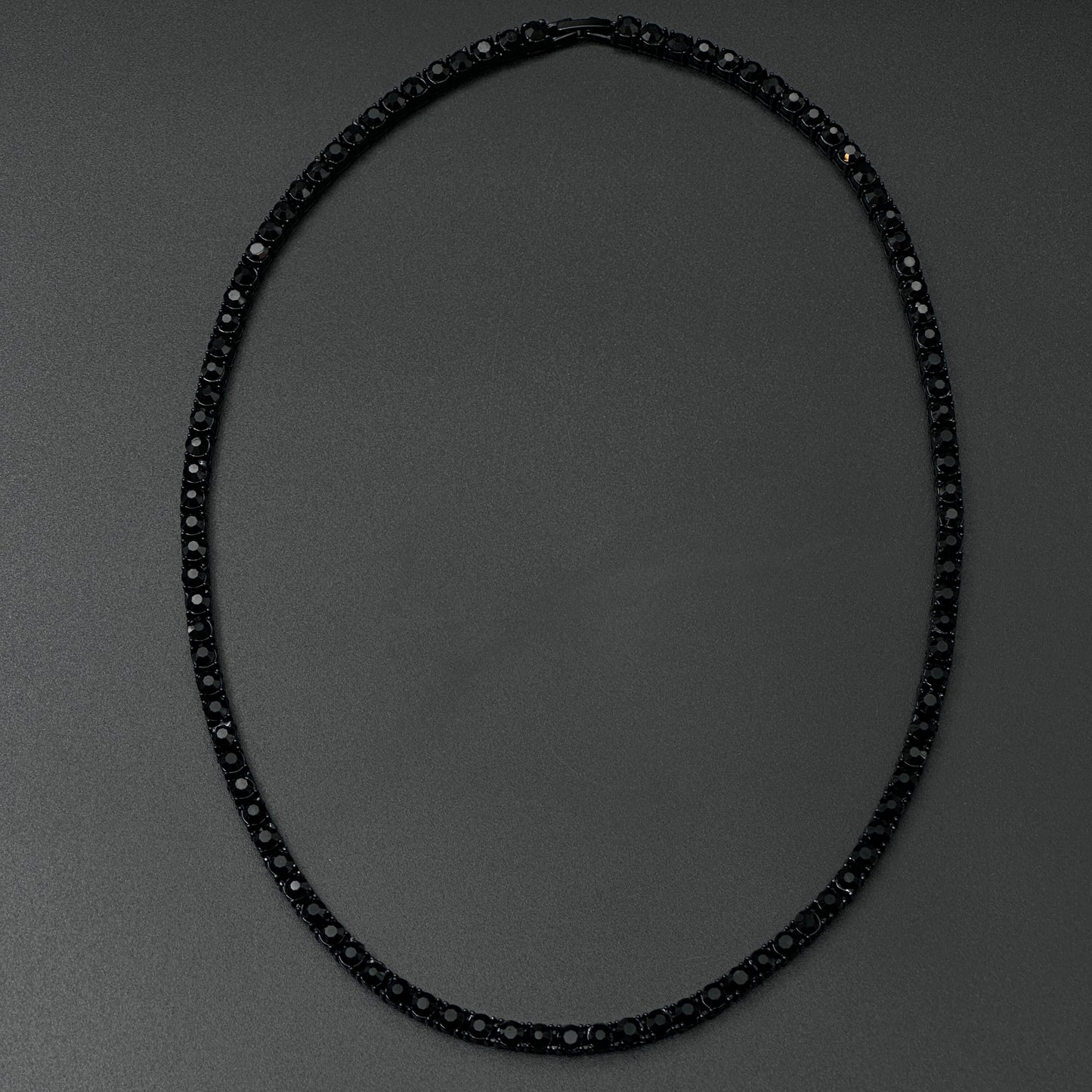 Colier Tennis 5mm Full Black