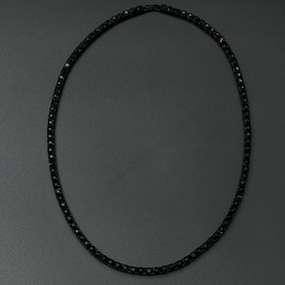 Colier Tennis 5mm Full Black