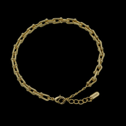 Bratara de picior Legacy Clasic Placata cu Aur 18K
