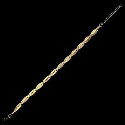 Brățară Snake 2 Gold INOX
