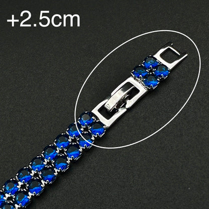 Brățară Tennis Double Blue