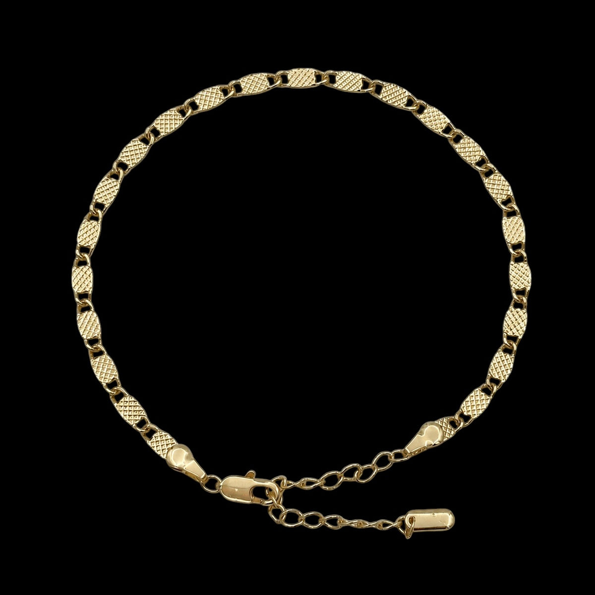 Bratara de picior Moments Placata cu Aur 18K