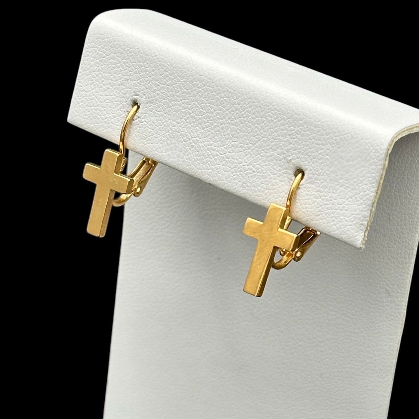 Cercei Cross Gold INOX
