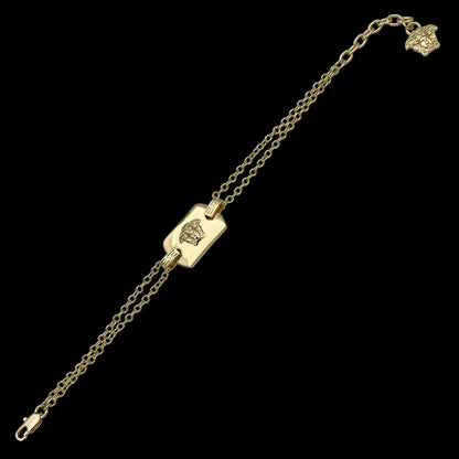 Brățară Medusa Placată cu Aur 18K
