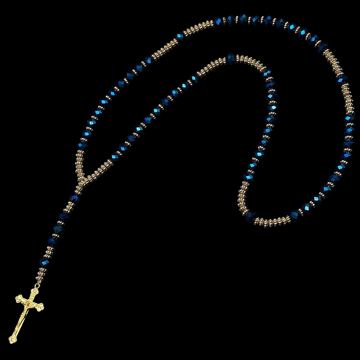 Colier Rosary Blue