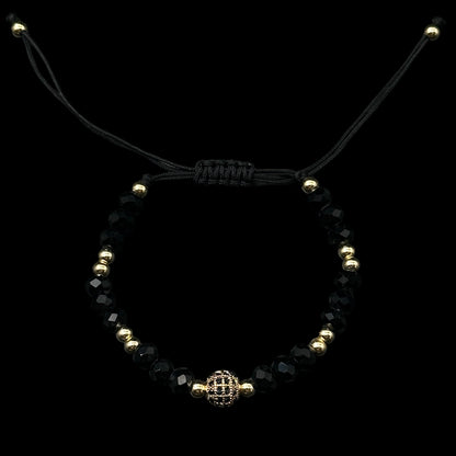 Brățară reglabilă Sphere Black
