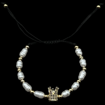 Brățară reglabilă Crown Silver