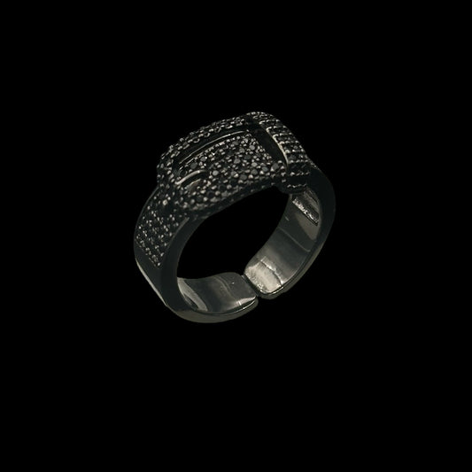 Inel reglabil Belt Black