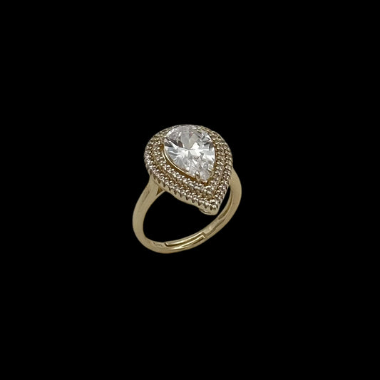 Inel reglabil Eclipse Placat cu Aur 18K