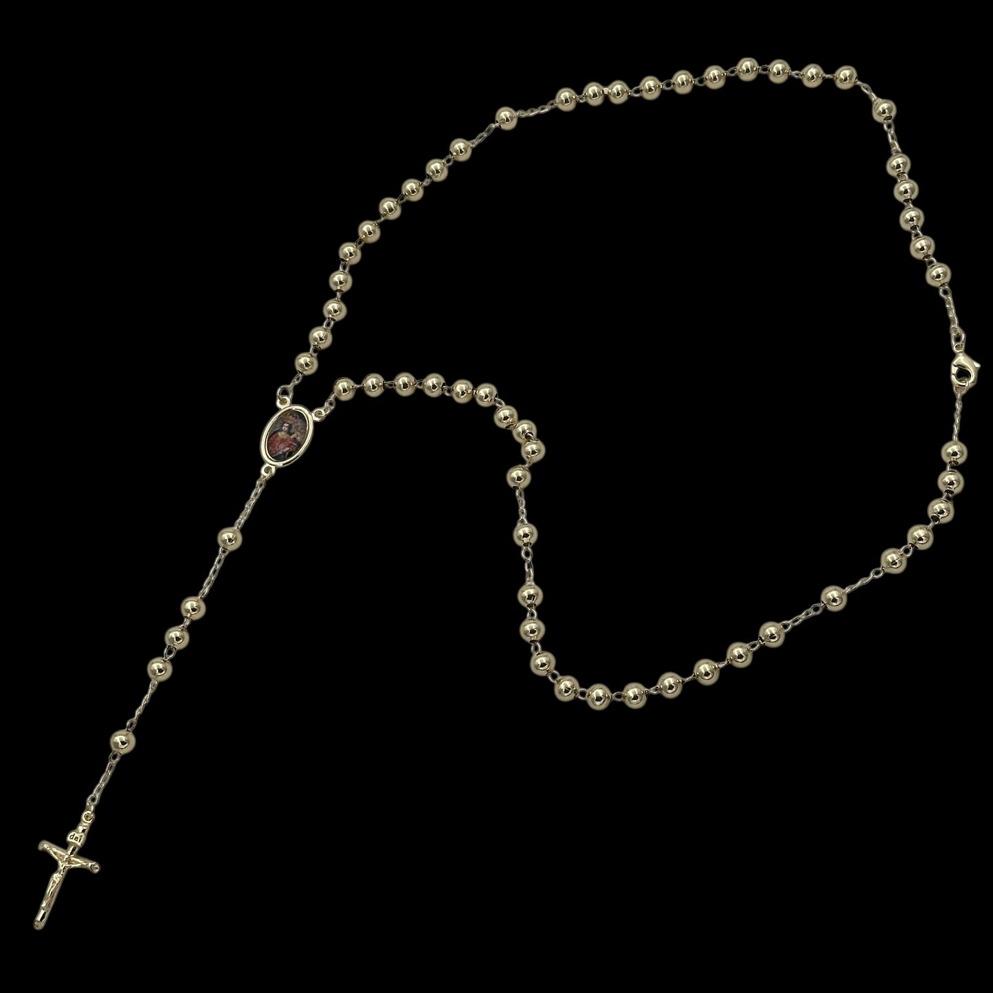 Colier Rosary "Maica Domnului" Placat cu Aur 18K