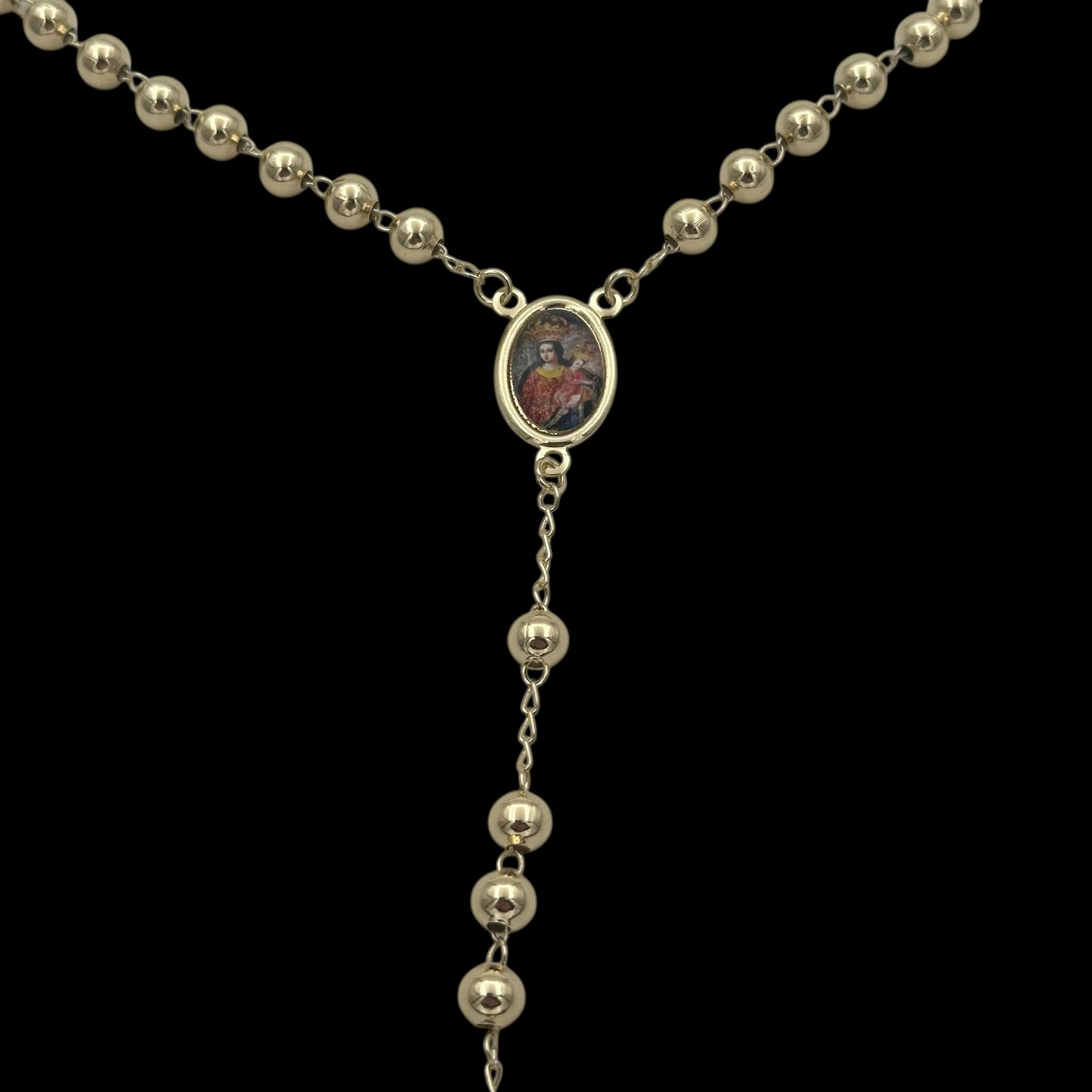 Colier Rosary "Maica Domnului" Placat cu Aur 18K