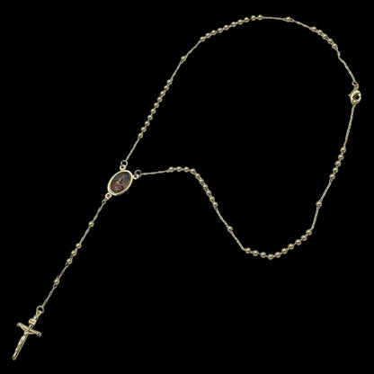 Colier Rosary "Maica Domnului" Placat cu Aur 18K