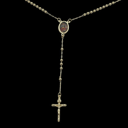 Colier Rosary "Maica Domnului" Placat cu Aur 18K