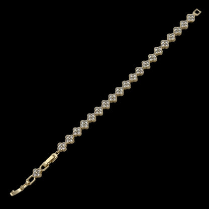 Brățară Trifoi Regal Placată cu Aur 18K