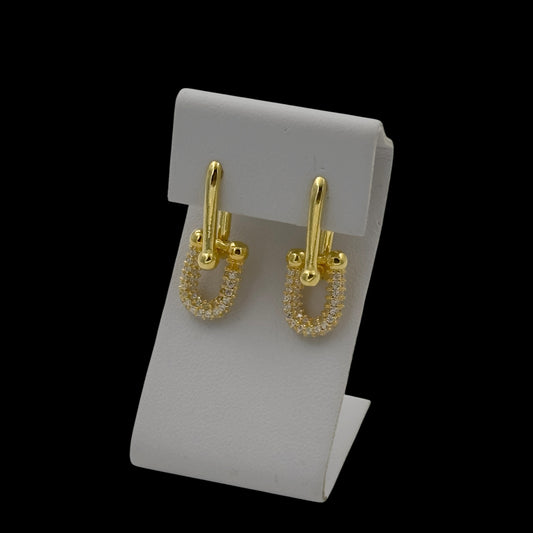 Cercei Legacy Argint Placati cu Aur 14K