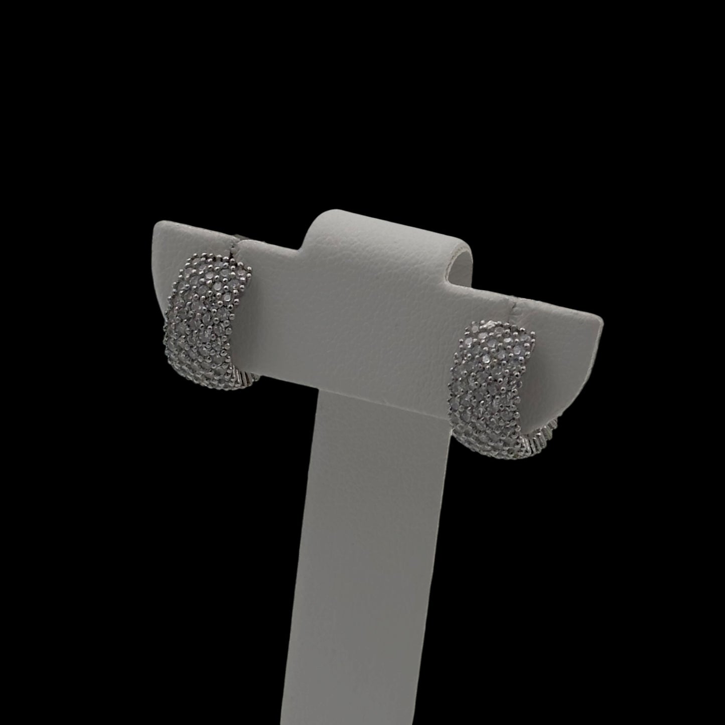 Cercei Tennis Diamonds Argint