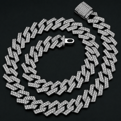 Colier Cuban Special Silver