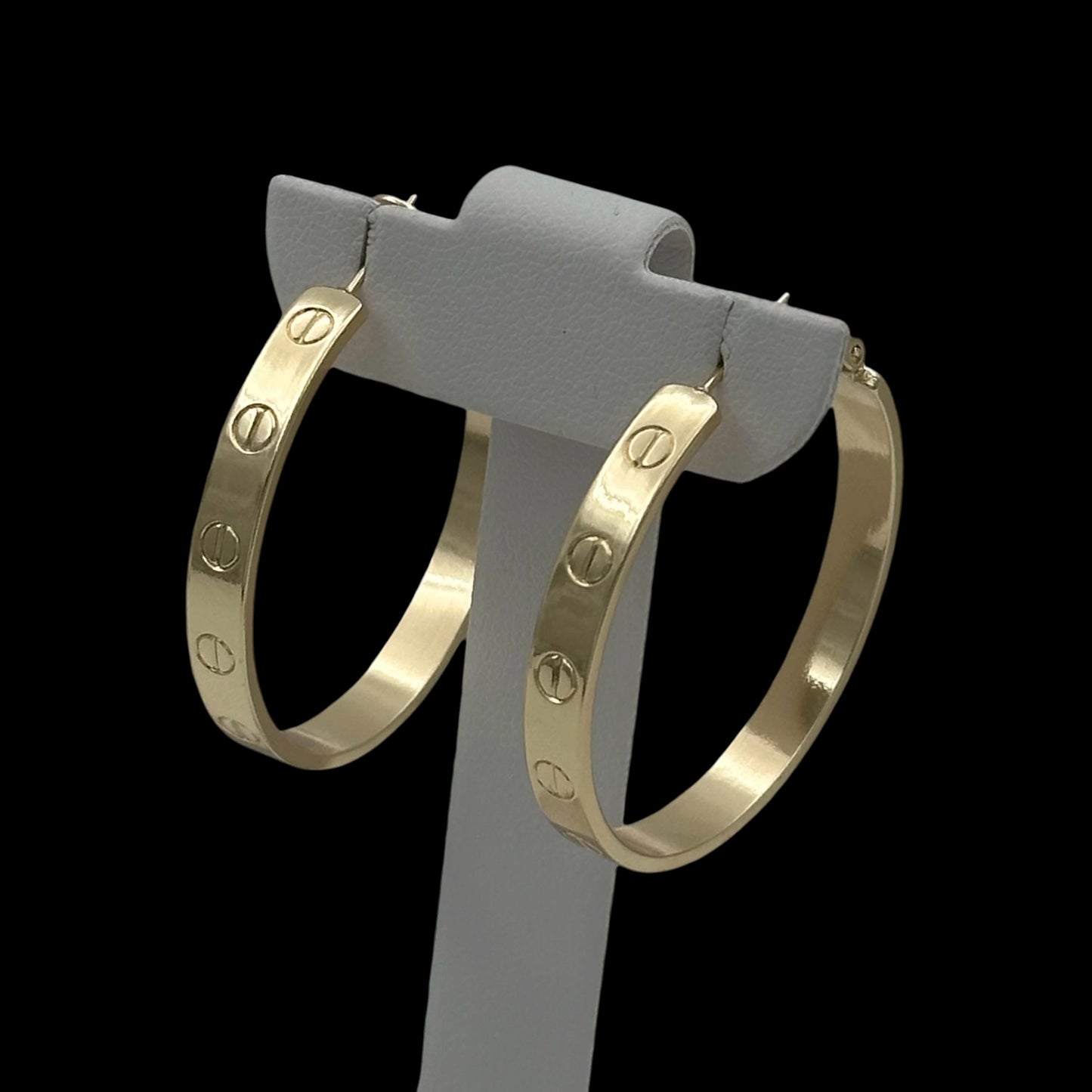 Cercei Love Placați cu Aur 18K